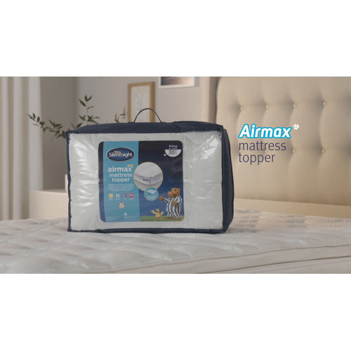 Silentnight dual layer anti hotsell allergen airmax mattress topper